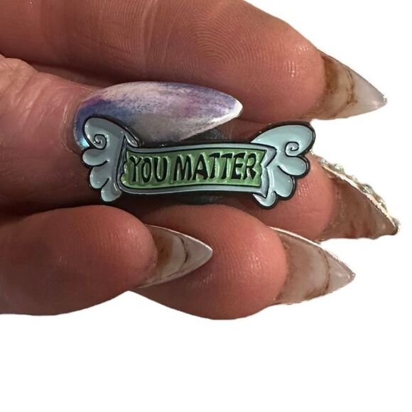⭐2 for $14⭐ ⭐3 for $18⭐ ❤ MIX AND MATCH!❤ YOU MATTER enamel pin - Picture 1 of 2